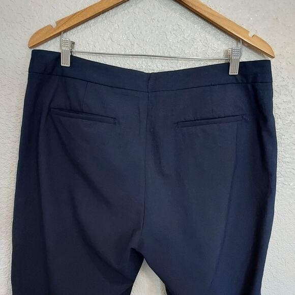 Everlane Navy Wool Blend Ankle Pants Size 12 - Picture 9 of 12